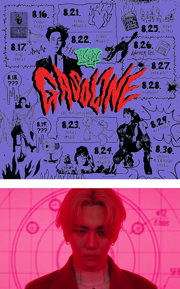 FLOPPY Ver. ) SHINEE KEY GASOLINE 2nd Album+1ea Store Gift